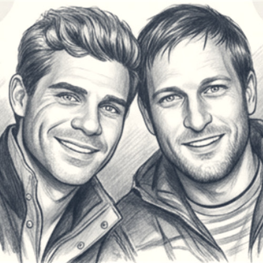 Drew and Griffin, who built Wooly